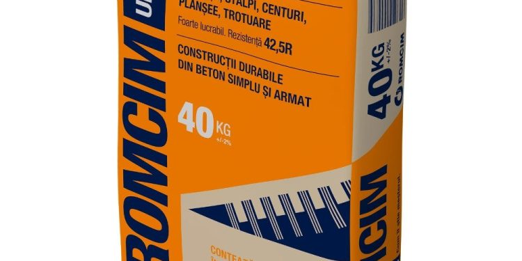 Ciment Romcim Ultra, gri, interior/exterior, 40 kg
