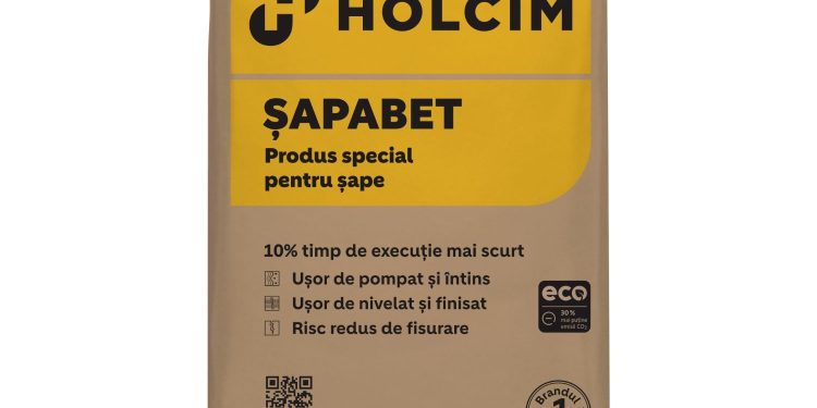Ciment special Holcim SapaBet, gri, 40 kg